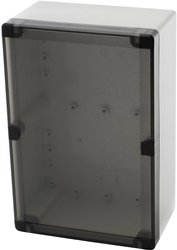 Obudowa instalacyjna ścienna Fibox PCTQ3 162409 7025810, poliwęglan, 244 x 164 x 90 , szaro-biały (ral 7035), 1 szt.