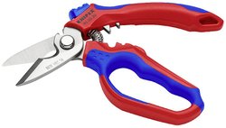 Nożyczki kątowe dla elektryków z wielokomponentowymi uchwytami, wzmocnione włóknem szklanym 160 mm Nożyczki dla elektryków Knipex 95 05 20 SB