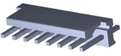 Listwa kołkowa, męska, standardowa TE Connectivity MTA-156 644753-2, wire-to-wire, piny: 2, 7 A, 1 szt.
