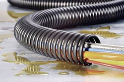 Wąż spiralny HellermannTyton SPS10-PP-BK, czarny, 1 m