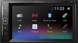 Odtwarzacz multimedialny Double Din Pioneer DMH-A240DAB, 4 x 50 W