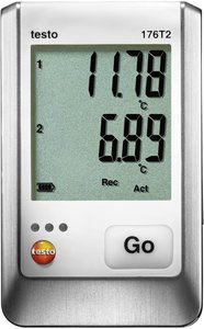 Rejestrator temperatury testo 176 T2 0572 1762 -50 do +400 °C