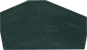 Seria Z, Płyta zamykająca  ZAP ZDU6-2 SW Weidmüller 1814710000-50 Zawartość: 50 szt.