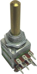 Potencjometr obrotowy  stereo 0.2 W 10 kΩ Potentiometer Service 4165 1 szt.