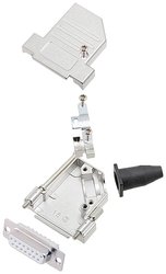 Zestaw listew żeńskich D-Sub encitech DTSL15-LJSRG-S-DMS-W-K 6355-8042-32, rzędy: 2, styki: 15, 45 °, 1 szt.