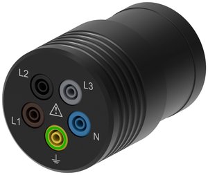 Adapter pomiarowy CEE 32 A (wtyczka CEE 5-pinowa z 5 gniazdami przyłączeniowymi) Adapter pomiarowy HT Instruments DAA-32 1 szt.