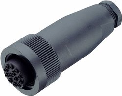 Złącze męskie okrągłe binder 99-0738-00-24, styki:24 + PE, 125 V, 3 A, 1 szt.