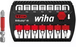 Zestaw bitów Wiha BitBuddy® Ty-Bit 49 mm Pozidriv, 7-częściowy 1/4'' (42099) Bity Wiha  42099 1 szt.