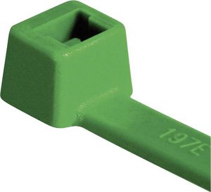 Opaska kablowa ząbkowana wewnątrz serii T  T80R-N66-GN-C1 Kolor producenta: zielony HellermannTyton 116-08015 100 szt.