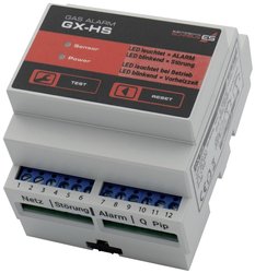 Schabus GX-HS Czujnik gazu i tlenku węgla   z sieci elektrycznej Wykrywanie Metan, Butan, Propan, Etanol, Dwutlenek węgla, Płyn chłodniczy i środek chłodzący, Tlenek węgla, Hydrofluorowęglowodory (FKW)