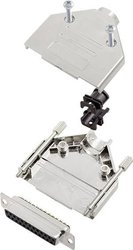 Zestaw listew żeńskich D-Sub encitech DTPK-M-25-DBS-K 6355-0030-13, rzędy: 2, styki: 25, 180 °, 1 zest.