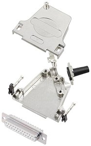 Zestaw listew żeńskich D-Sub encitech D45ZF25-DBS-W-K 6355-8046-13, rzędy: 2, styki: 25, 45 °, 1 szt.