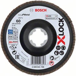 Tarcza lamelkowa Bosch Accessories X-LOCK 2608621768 Średnica 125 mm 1 szt.