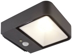 Solarna lampka punktowa, naścienna z czujnikiem ruchu Megatron Wandia MT70019 2 W czarny