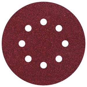 Papier ścierny ekscentryczny z rzepem, perforowane Wolfcraft 2251100 (Ø) 125 mm, 25 szt.