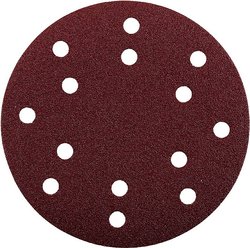 Tarcze szlifierskie QUICK-STICK, WOOD &, METAL, korund, Ø 150 mm, perforowane, ziarnistość 240 Tarcza szlifierska kwb 492024 5 szt.