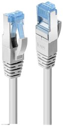 Kabel LAN LINDY 47130, 1 szt., RJ45, CAT 6a, S/FTP, 0.30 m, szary