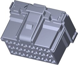 Obudowa złącza pin żeńskiego na kabel TE Connectivity MCP 7-968974-1, automotive, piny: 18, 24 A, 1 szt.