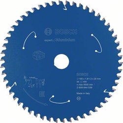 Tarcza do piły tarczowej Expert for aluminium, 165 x 1,8/1,3 x 20, 54 zębów Tarcza tnąca Bosch Accessories  165 x 20 mm 1 szt.