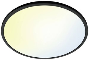 Lampa sufitowa LED WiZ SuperSlim WiZ Ceiling 32W B RD 27-65K TW 8720169071018 32 W 3800 lm czarny