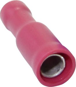 TRU COMPONENTS 1583186 Tulejka okrągła  1.50 mm² 2.50 mm² Średnica pinu: 5 mm Izolowane częściowo niebieski 1 szt.