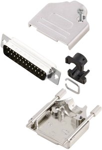 Zestaw listew męskich D-Sub MH Connectors MHDTZK25-DM25P-K, rzędy: 2, styki: 25, 180 °, 1 szt.