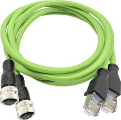 Tester kabli Trend Networks PROFINET-Adapterkabel RJ45-M12 D-kodiert Trend Networks PROFINET-Adapterkabel RJ45-M12 D-kodiert R151058