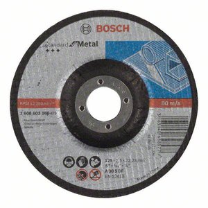Tarcza tnąca wygięta Bosch Accessories 2608603160 2608603160 125 mm 1 szt.