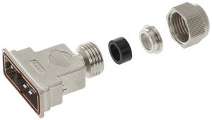 Obudowa Harting 09670250538 09 67 025 0538, metal, 1 szt.