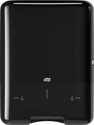 Dozownik do ręczników papierowych zygzakowatych i składanych warstwowo H3, usuwanie pojedynczych arkuszy, czarny 553008 Dozownik na ręczniki TORK 553008 1 szt.