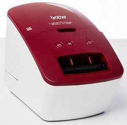 Drukarka etykiet Brother QL-600R bezpośrednie ogrzewanie termiczne 300 x 600 dpi Szerokość etykiet (maks.): 62 mm USB