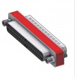 Adapter D-SUB Deltron Connectors DFA37S/37P/2FP102 UN złącze żeńskie D-SUB 37-pin - złącze męskie D-SUB 37-pin