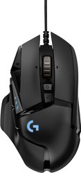 Mysz Logitech G502 Hero USB optyczna 16000 dpi po prawej stronie, czarna Mysz gamingowa USB Logitech Gaming G502 HERO 25600 dpi