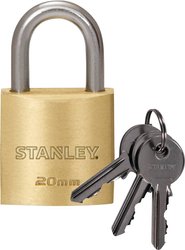 Kłódka STANLEY 81100 371 401 20 mm    z zamkiem kluczykowym