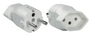 Bachmann 921.012 biały wtyczki sieciowej Adapter podróżny Bachmann 921.012
