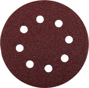 Ściernice QUICK-STICK, WOOD &amp, METAL, elektrokorund, Ø 115 mm, perforowane, K 40 Tarcza szlifierska kwb 491804 5 szt.