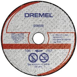 Tarcza tnąca prosta Dremel DSM520 2615S520JB 77 mm 2 szt.