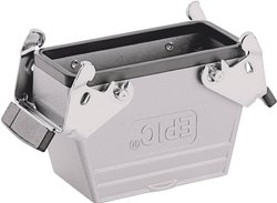 Obudowa gniazda swobodna, wersja niska, klamra podwójna, proste wejście kablowe, seria H-B 16 Obudowa złącza przemysłowego M25 EPIC® H-B 16 LAPP 19086000 1 szt.