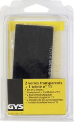 2 Szybki Ochronne, 1 Szkło Przeciwodblaskowe Nr 11 Szyba ochronna zamienna Toparc 042605, 1 szt.