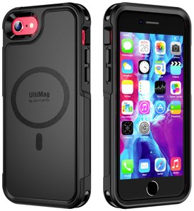 4Smarts ''Defend Case UltiMag'' Futerał backcase Apple iPhone7, iPhone8, iPhoneSE2, iPhoneSE3 czarny Kompatybilny z MagSafe, Odporny na wstrząsy