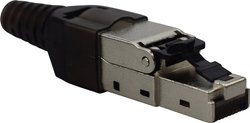 Przejściówka, adapter RJ45 RJ45 KOMOS KFS 250 [1x złącze żeńskie RJ45 - 1x z wolnym końcem]
