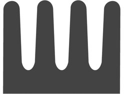 Radiator Fischer Elektronik ICK 6/8 L 83 K/W