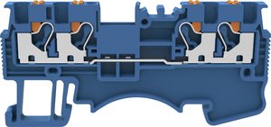 Kwadratowy zacisk szeregowy Degson DS1,5-kwadratowy, niebieski 0,2 mm² - 1,5 mm² Terminal przepustowy Degson DS1.5-QU-01P-12-00A(H) zacisk push-in  1 szt.