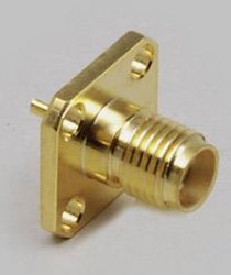 Złącze SMA TRU COMPONENTS  1577819 złącze żeńskie do wbudowania pionowego  1 szt.