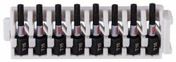 Zestaw bitów do wkrętarek Impact Control, 8 sztuk, z T15, 25 mm  Bosch Accessories 2608522379 2608522379  25 mm