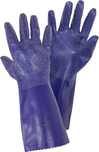 Showa 4740 NSK24 Gr. L Bawełna trykotowa, Polyester, Nitryl Rękawice odporne na chemikalia Rozmiar rękawic: 10, L EN 388:2016, EN 374-1:2016/ Typ A, EN 374-5:2016  ISO 374-1:2016/ Typ A, ISO 374-5:2016 CAT III 1 par(a)
