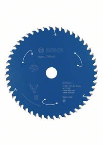 Tarcza do piły tarczowej Expert for Wood, 165 x 1,5/1 x 20, 48 zębów Tarcza tnąca Bosch Accessories  165 x 20 mm 1 szt.