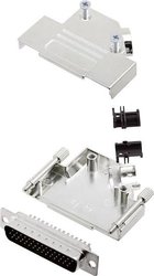 Zestaw listew męskich D-Sub encitech D45ZK25-HDP44-K 6355-0013-03, rzędy: 3, styki: 44, 45 °, 1 zest.