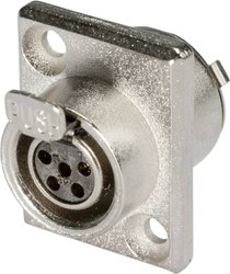 Złącze mini XLR żeńskie, 5-Pin Hicon HI-XMEF5