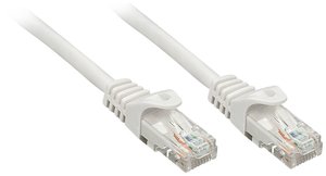 kabel LAN LINDY 48164, 1 szt., RJ45, CAT 6, U/UTP, 3.00 m, szary